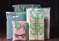 customized design and size slider bag  foor cloths